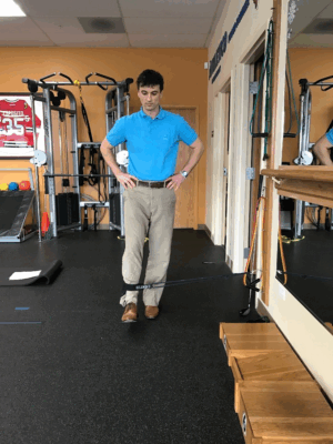 golf off season training standing hip abduction