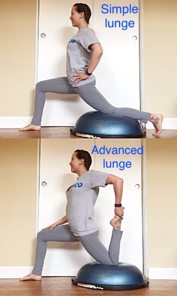 Stretch of the Week: Bosu Ball Lunge