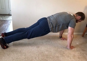 Stay At Home: Lower, Upper Body and Core Challenge